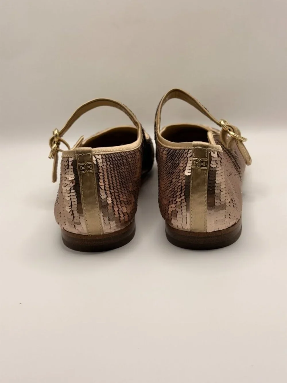Sam Edelman  Womens Molten Gold Mary Jane Ballet Flat Sz 10